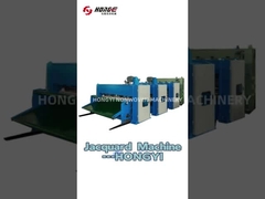 Uma máquina de Jacquard em ação