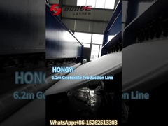 Qual é o processo de trabalho da linha de produção de geotextil?