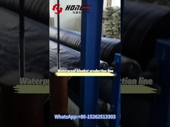 Qual é o processo de trabalho da linha de produção de revestimento de argila geossintética?