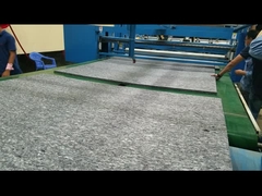 Quais são os principais componentes da linha de produção de resíduos de feltro?