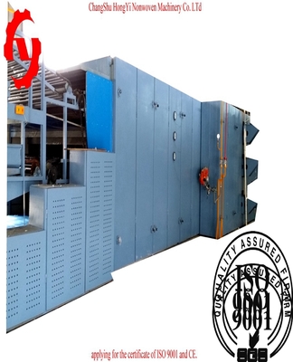 Forno de secagem industrial não tecido da tela para o feltro duro 3X6m 500kg/h