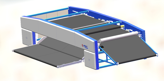Máquina transversal de alta velocidade do lapper de Hongyi com o 90m/min para a tela do wadding