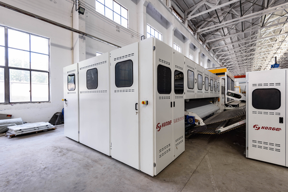 Equipamento e máquina de tecido de tecido cruzado branco de alta capacidade