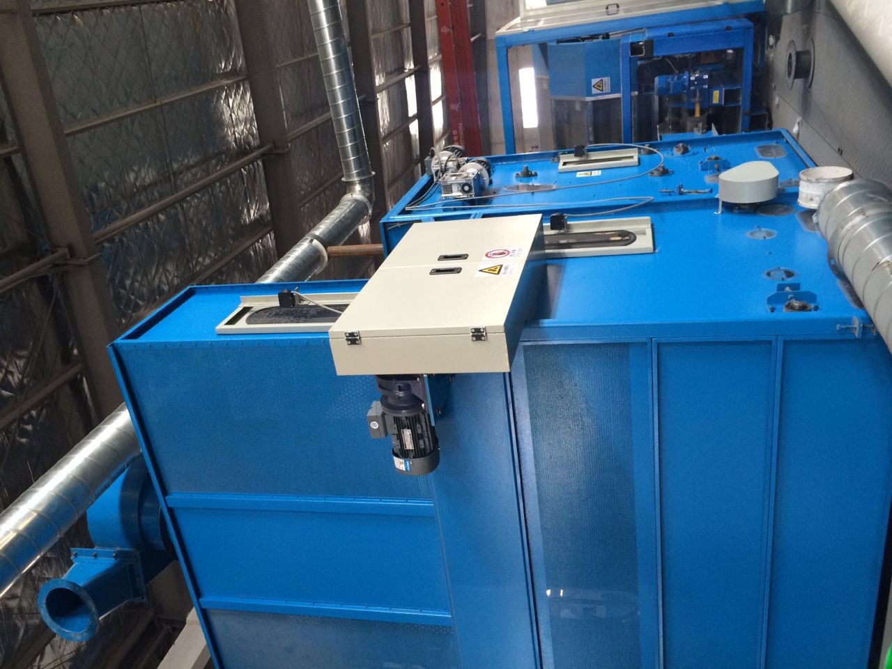 Equipamento vibratório de vibração azul da seleção do motor de Siemens Beide do alimentador do funil