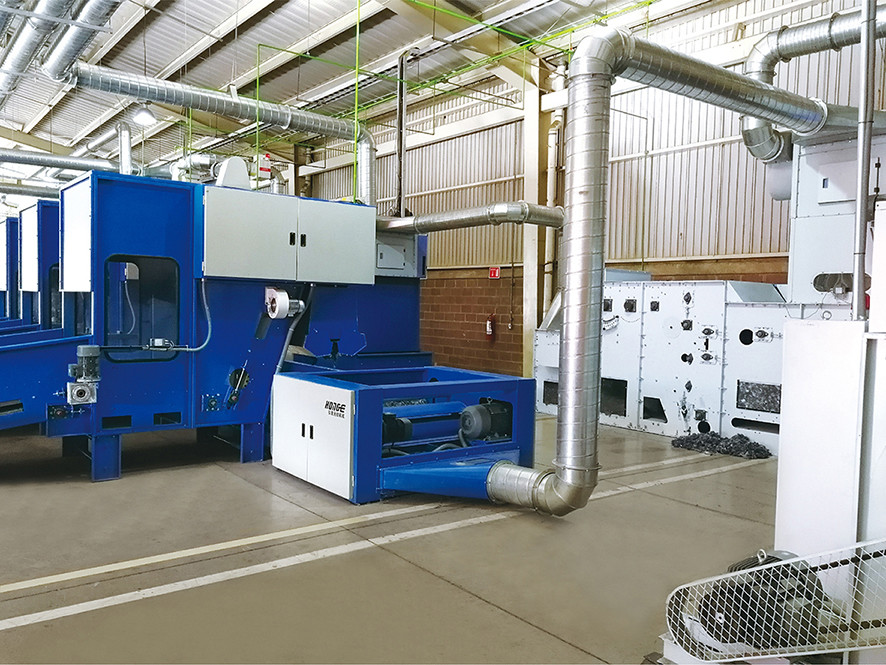 Linha de produção de geotextil de PP máquina de punção de agulha de costura não tecida totalmente automática